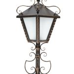 HANDGESCHMIEDETE STEHLAMPE - TERRA